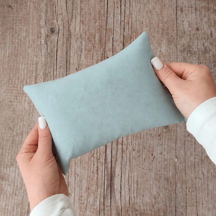 newborn photography pillow -pola sea green.jpg