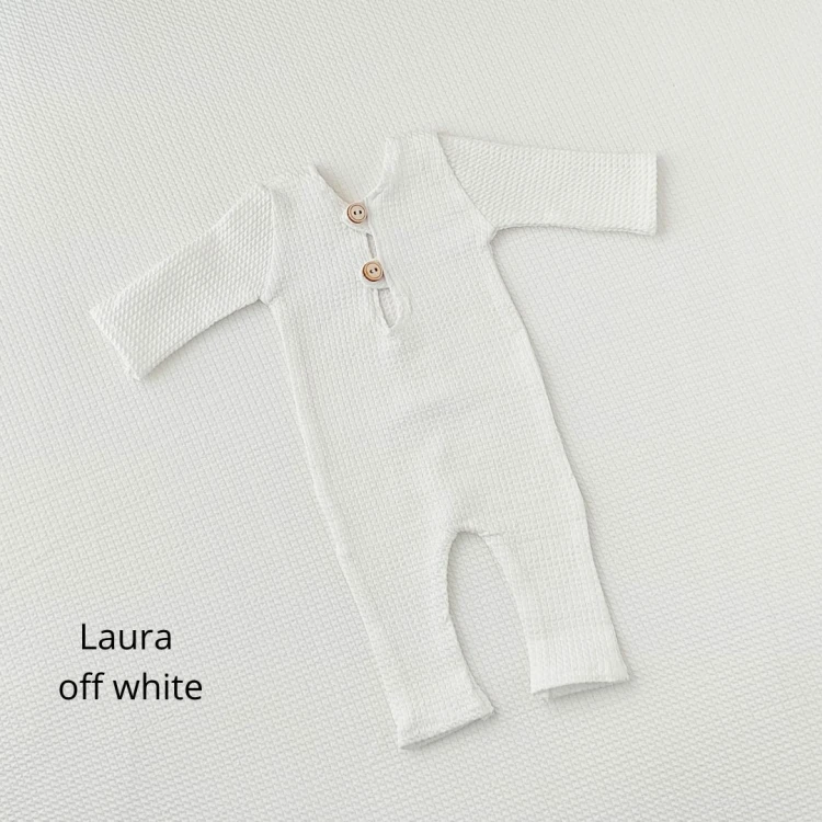 newborn romper and matching backdrop - laura - off white.jpg