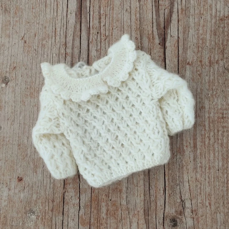 newborn photography sweater with collar - off white.jpg
