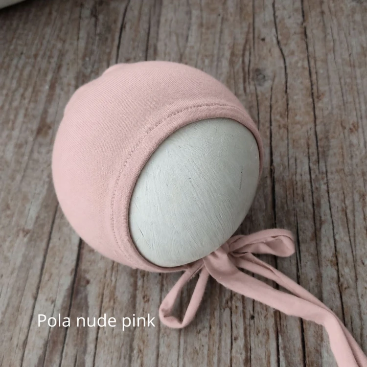 newborn bonnet pola nude pink.jpg