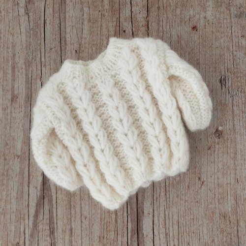 Hand-Knitted Newborn Photography Sweater,.jpg