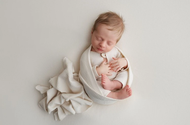 newborn photography outfit, backdrop and wrap - laura light beige.jpg
