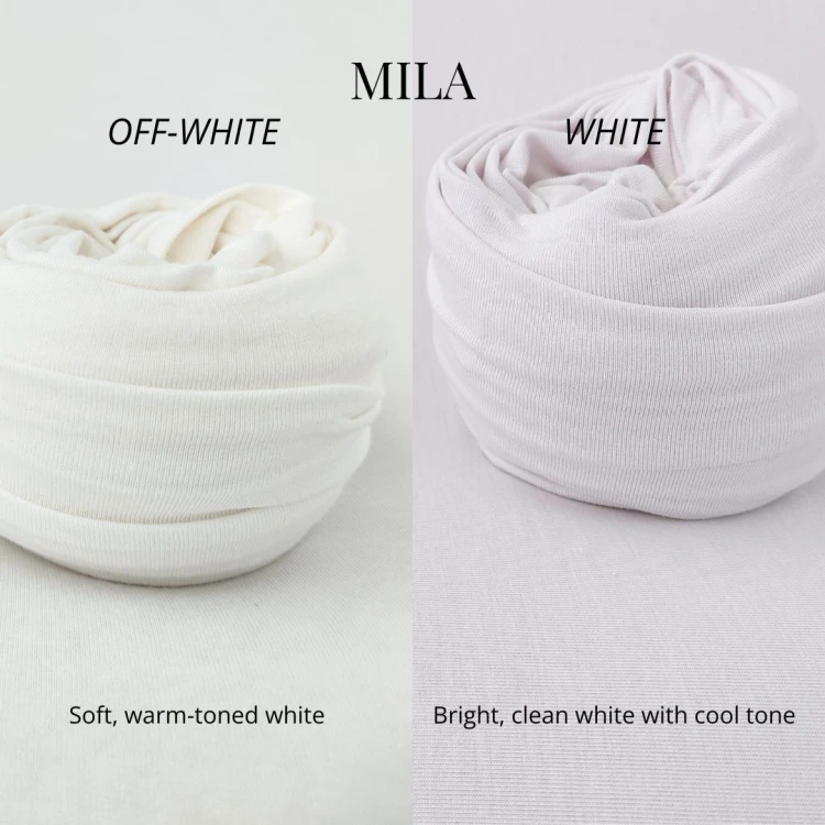 Compering Backdrops warm off white tone with cool snow white white - collection Mila.jpg